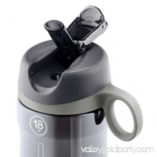 Pogo BPA-Free Plastic Water Bottle with Flip Straw 556107626